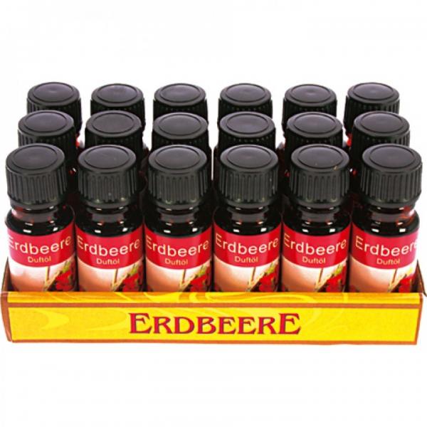 9er Set Erdbeere Duftöle 10ml in Glasflasche