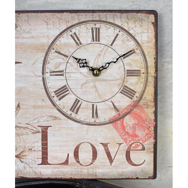 WANDUHR LANDHAUSSTIL UHR SHABBY KÜCHENUHR KINDERUHR - Palo24