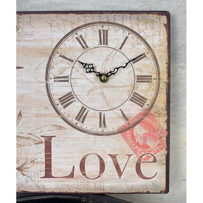 WANDUHR LANDHAUSSTIL UHR SHABBY KÜCHENUHR KINDERUHR - Palo24