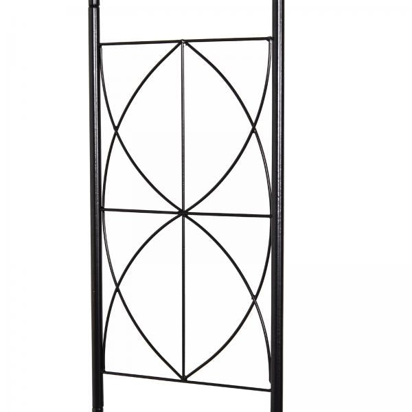 Pflanzbogen Torbogen Rankgitter Rosenbogen Garten Wetterfest H230 cm Metall - Palo24