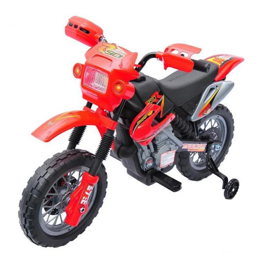 Elektromotorrad für Kinder | PP | 102 x 53 x 66 cm | Rot, Schwarz