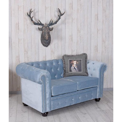 Divano Chesterfield in velluto British Chic