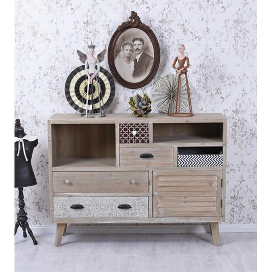 SCHUBLADENKOMMODE 60ER JAHRE STIL KOMMODE VINTAGE ANRICHTE SHABBY