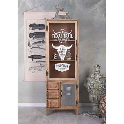 STANDVITRINE FACTORY SCHRANK LOFT INDUSTRIAL VITRINENSCHRANK HIGHBOARD REGALSCHRANK