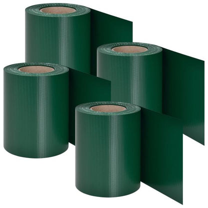 PVC Sichtschutzstreifen Zaunblende  in grün 4er Set