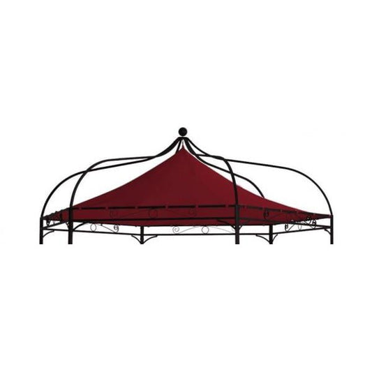 Ersatzdach für Pavillon MODENA, Polyester PVC-beschichtet bordeaux