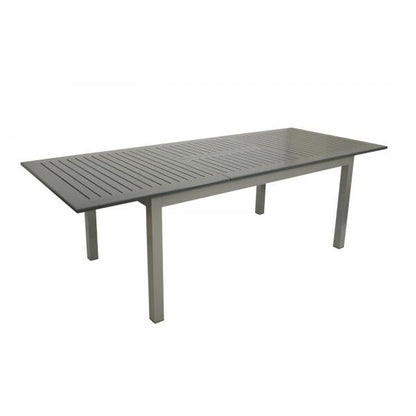 Tavolo allungabile BAJAZZO 175/245x100cm, grigio alluminio