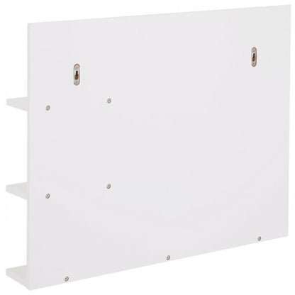 Specchio da bagno con 3 ripiani specchio da parete specchio mensola bagno MDF bianco