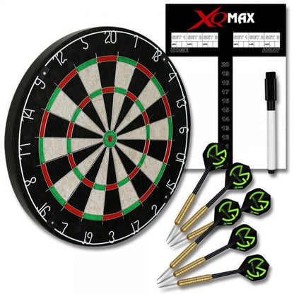 Dart Starter-Set+Wurflinie+6 Flights MVG schwarz