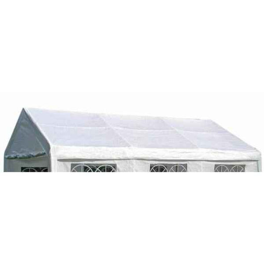 Dachplane PALMA für Zelt 4x6 Meter, PVC weiss incl. Spanngummis