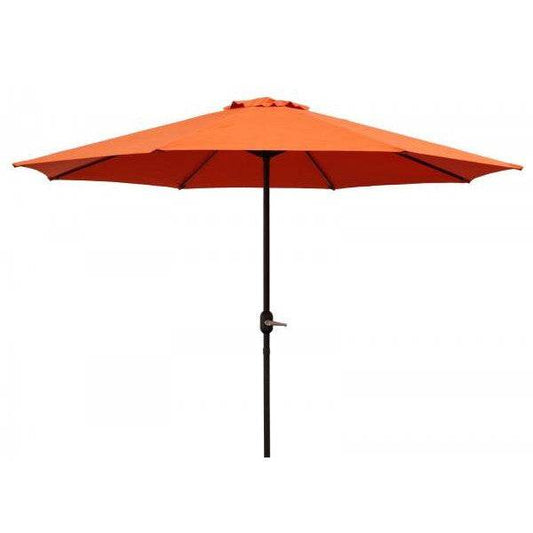 Marktschirm Aluminium 300cm, terracotta, mit Kurbel - Palo24