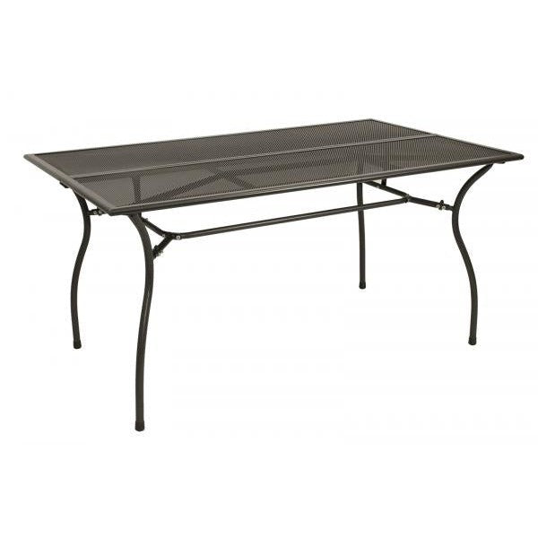 Table CLASSIC 90x150cm, métal déployé anthracite