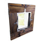 Miroir 80x80 cm LEMBERG miroir mural miroir en bois miroir armoire