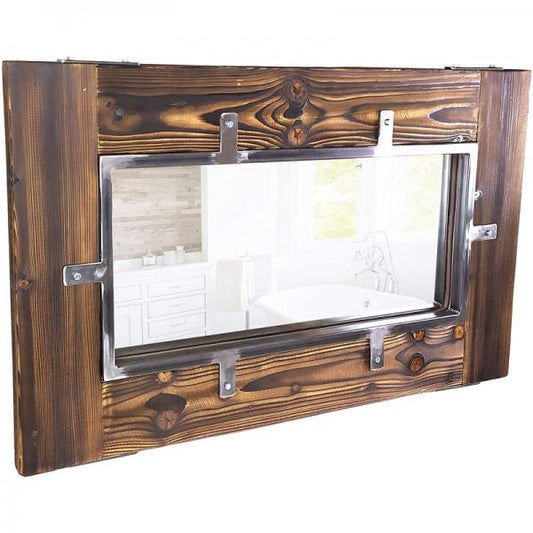 Miroir 60x120 cm LEMBERG miroir mural miroir en bois miroir armoire