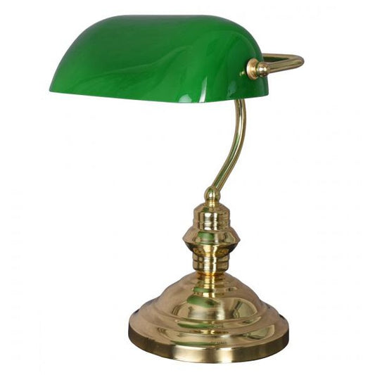 LAMPE BANKER BANKERS LAMP BELLE EPOQUE KLASSIKER IM JUGENDSTIL