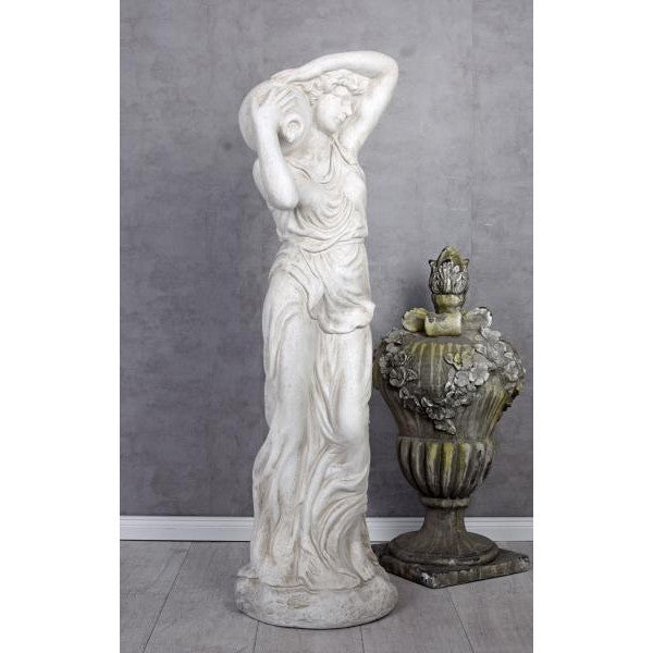 GARTENFIGUR ANTIK FRAUENSTATUE 115CM FRAUENFIGUR GARTENSKULPTUR LANDHAUSSTIL